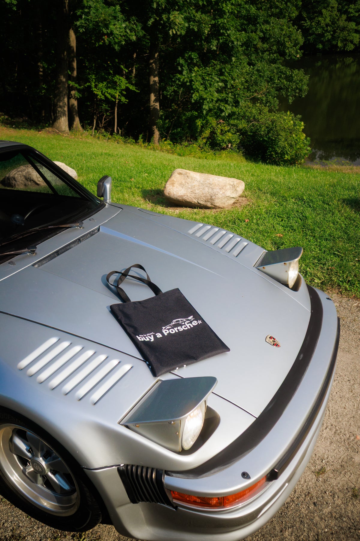 Tote bag “Life is short buy a Porsche”