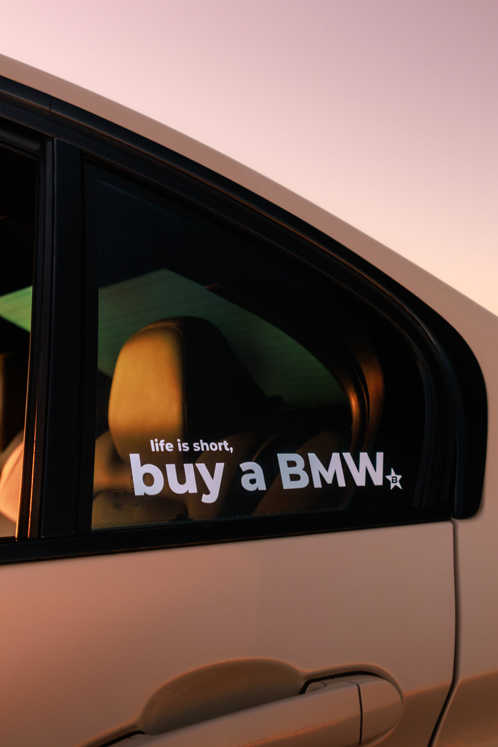 Life is short buy a BMW deacl