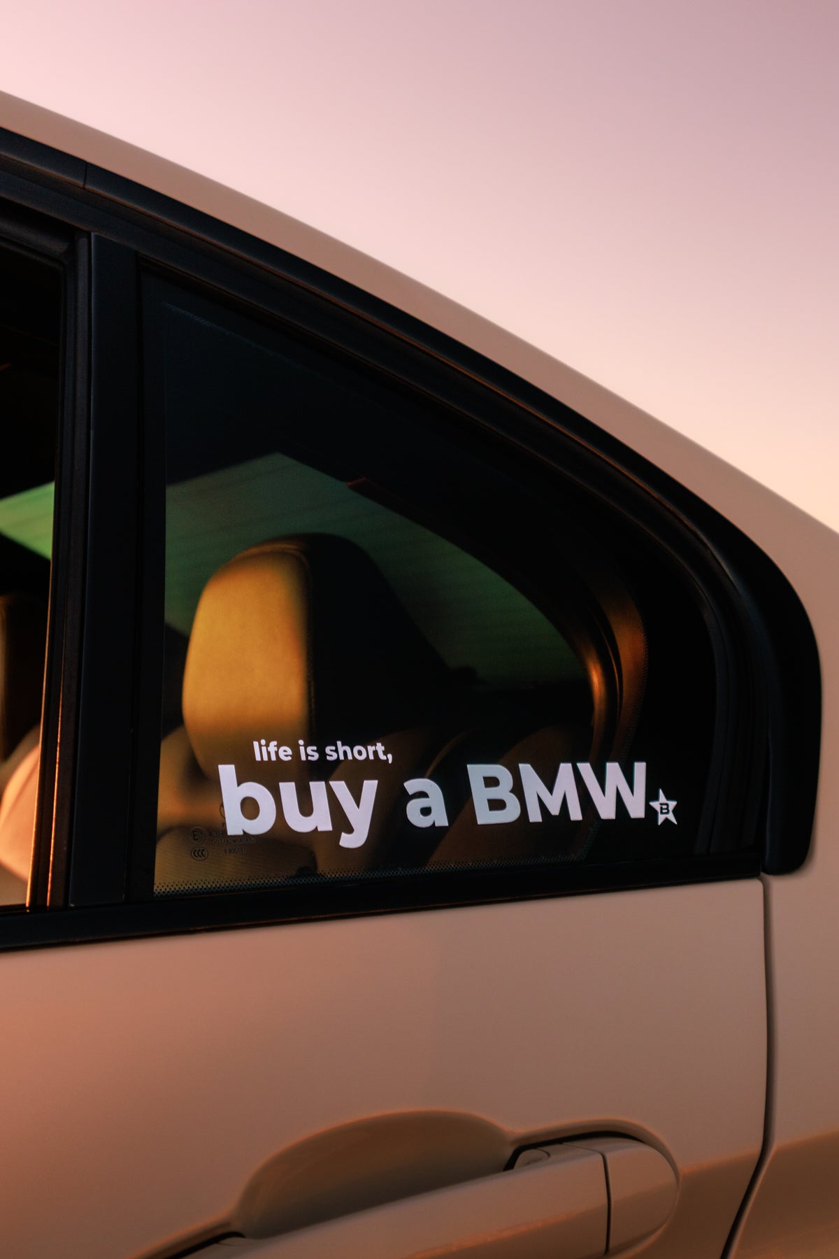 Life is short buy a BMW