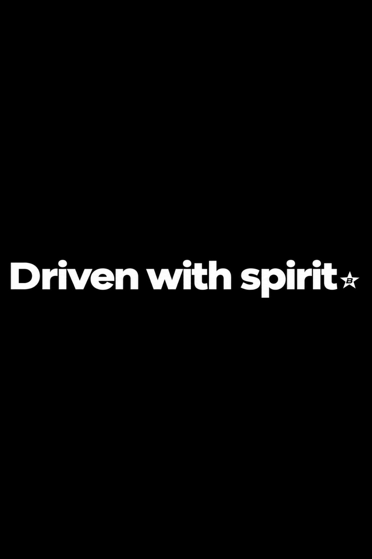 Driven with sprit