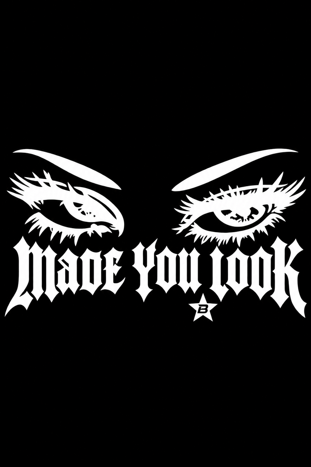 Made you look decal